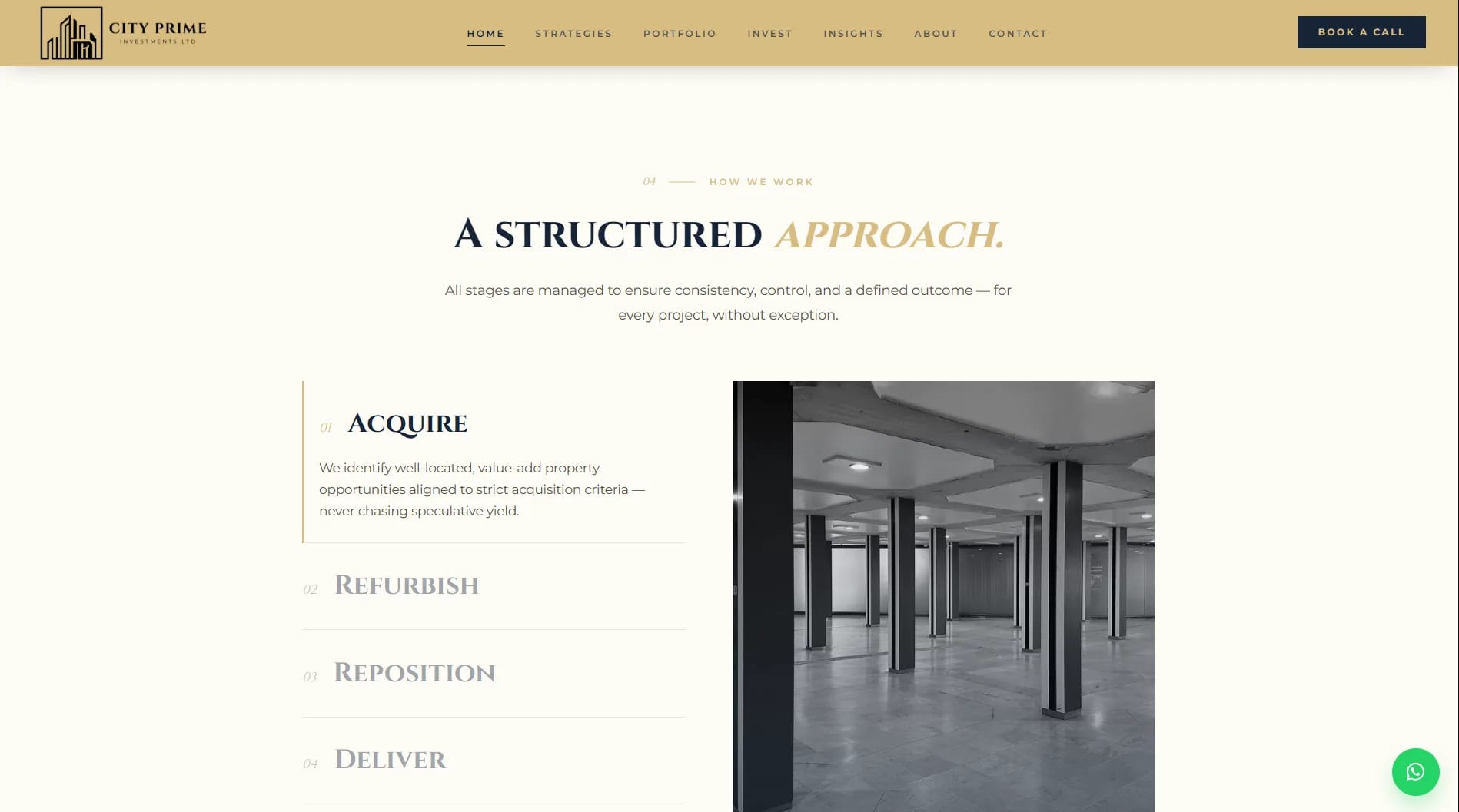 City Prime Investments website — screen 19