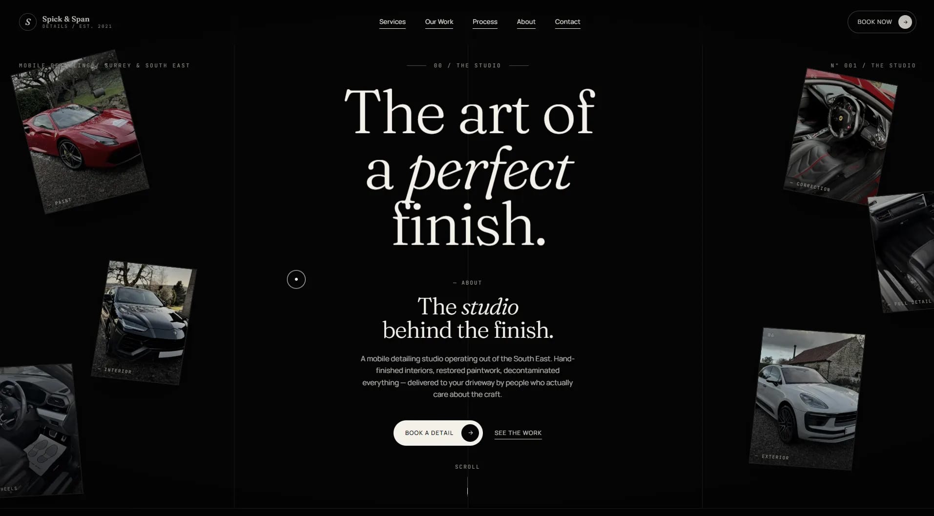 Spick & Span Details website — screen 10