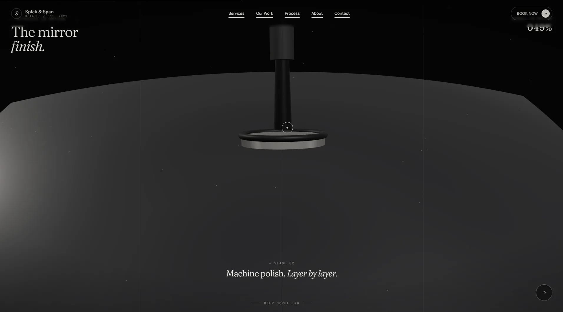 Spick & Span Details website — screen 4