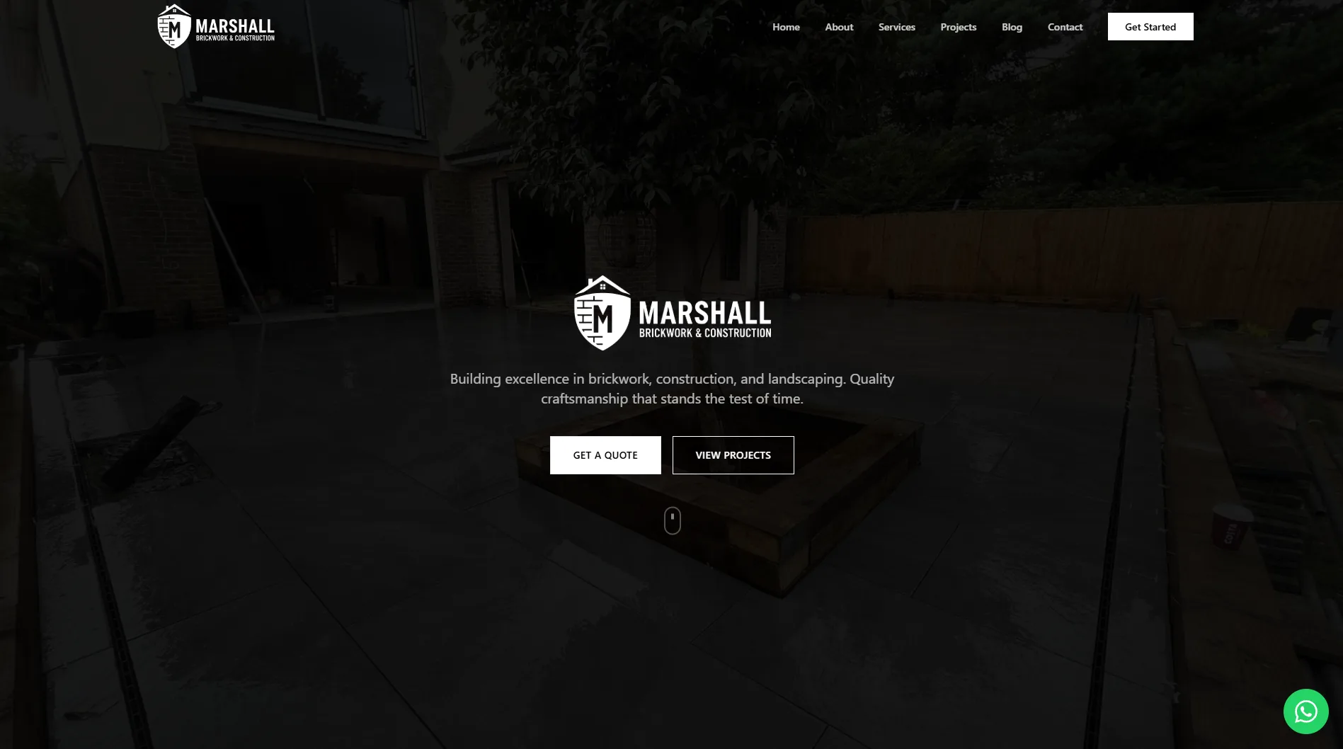 Marshall Brickwork & Construction screenshot